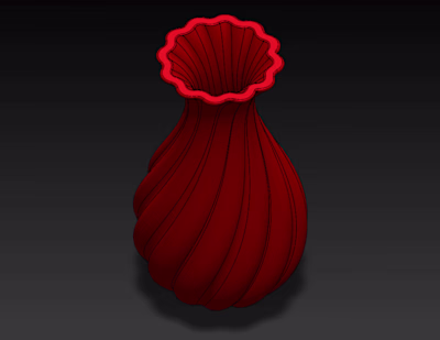 3D Model Of A Sequence Vase | SolidWorks