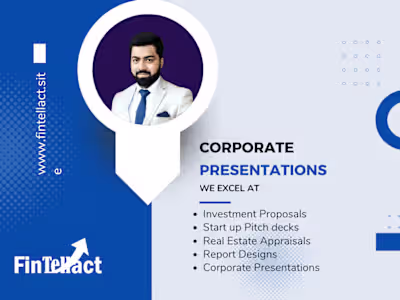 Pitch Deck Presentation for Start Up Company