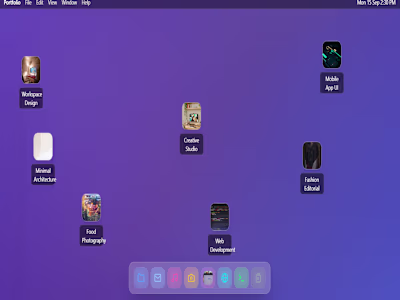 MacOS style portfolio