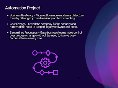 Automation Project for a Healthcare Technology Company