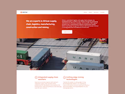 Dalmar - Brand and website design