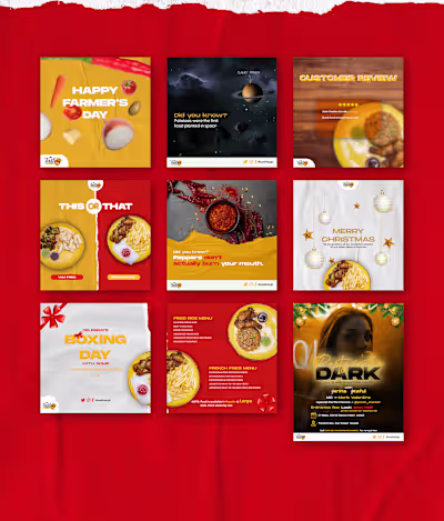 Social Media Design - Tastifries on Behance