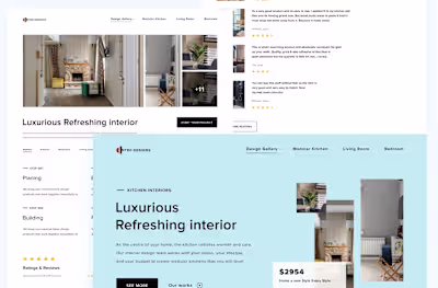 Interior Design Website 