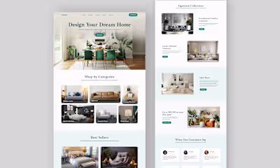Furniture Website Design