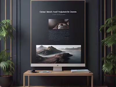 White Minimalist Creative Portfolio Presentation