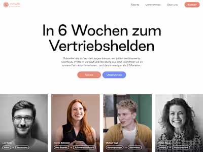 Metodic – Startup website