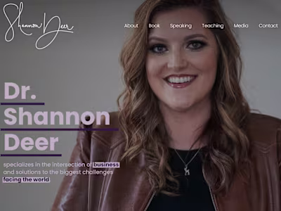 Dr. Shannon Deer’s Website 