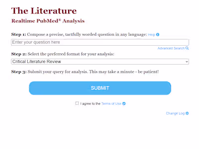 The Literature - Realtime PubMed® Analysis