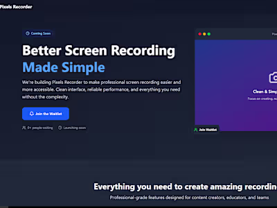 Pixels Recorder - Professional Screen Recording
