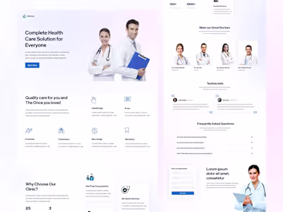 WordPress - Medical Website Landing