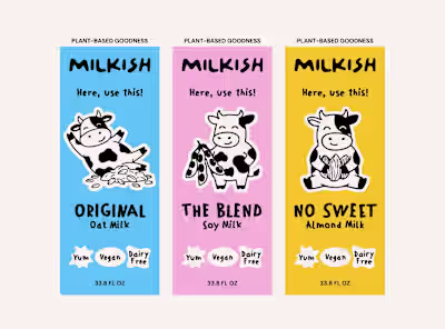 Milkish (Brand Identity + Packaging)