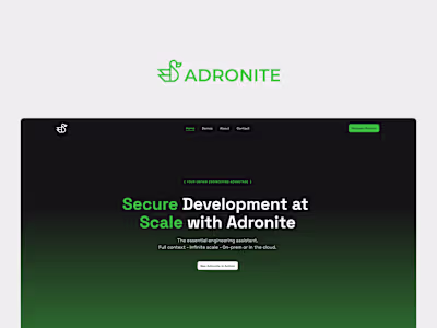 Adronite Website Redesign and Framer Development