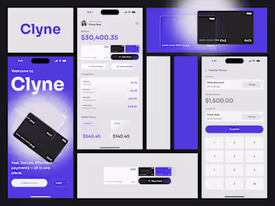 Clyne is a clean and modern payment dashboard designed for a...