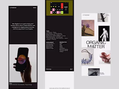 Personal Portfolio Framer Website