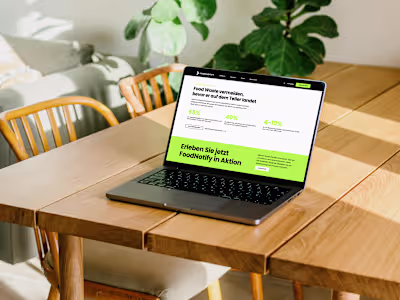 FoodNotify | SaaS Hubspot Website 