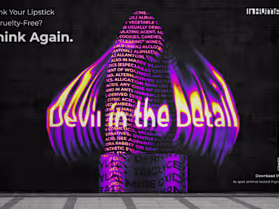 inHumane Hands - Social  Campaign (Against Animal testing)