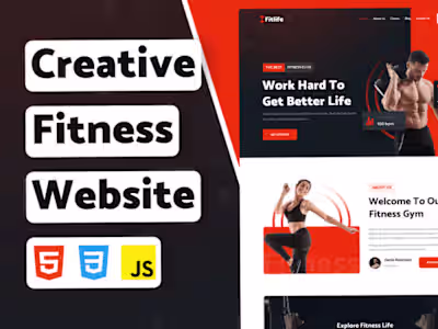 Creative Fitness website