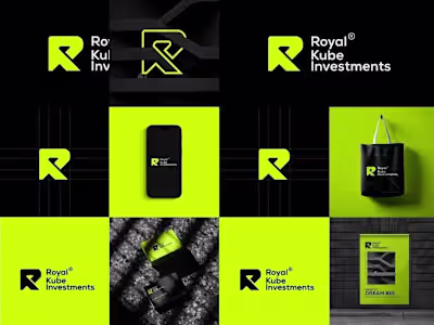 Royal Kube Investments Brand Identity Design To create a bol...