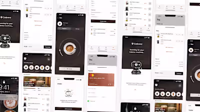 Cobrew – UI Design for a Smart Coffee Experience