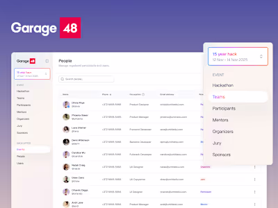 Garage48 is a hackathon event