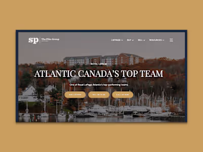 Website design for #1 Team in Atlantic Canada. The Pike Group
