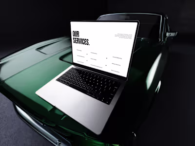 Landing page service section. ⚫️⚫️⚫️ #Designexploration