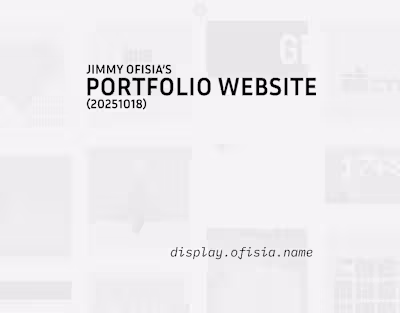 Jimmy Ofisia’s Portfolio Website (20251018)