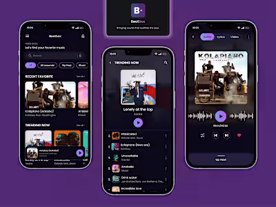 Transforming Music Experience: All-in-One Mobile App Design