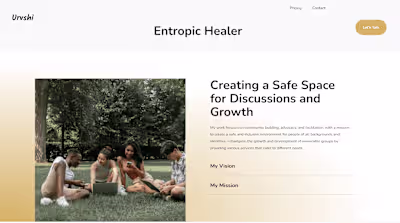 Consultation for Web Portfolio design across two services