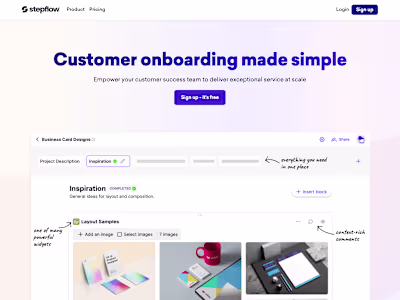 Stepflow Marketing Website