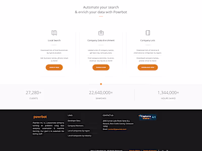 Powrbot - automating company searches in bulk
