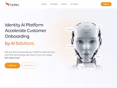 Modern Corporate Website UI