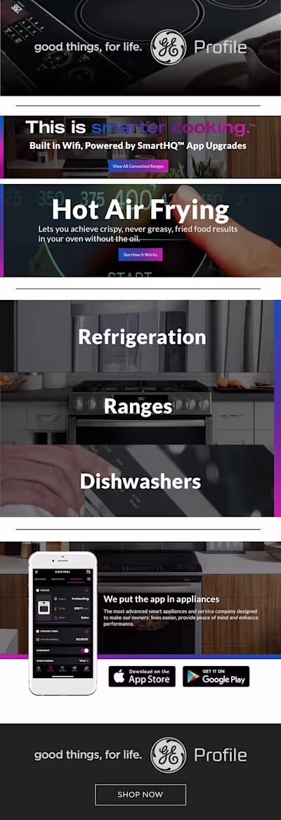 Brand Landing Pages