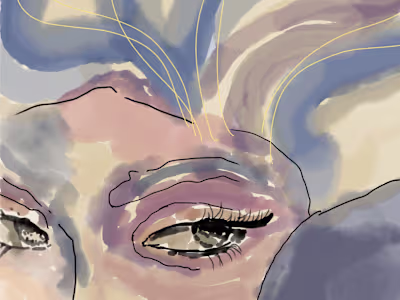 Female Face Design: Watercolor Art on Behance