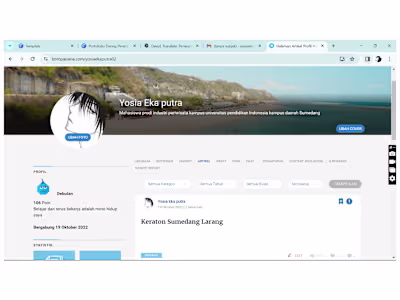 create a paper on kompasiana related to sumedang tourism