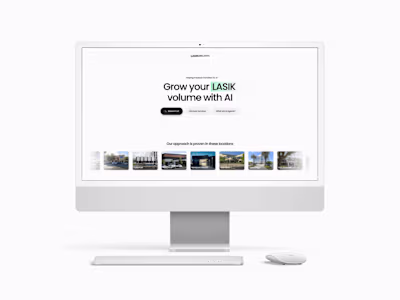 LASIK Growth Landing Page