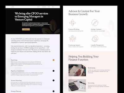 Flourish Partners [Landing Page Design]