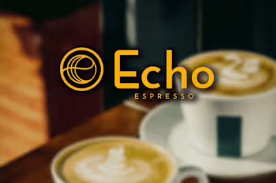 Echo Espresso | Brand identity 