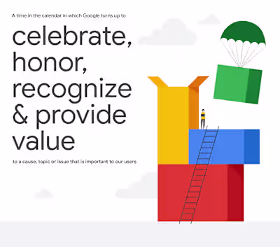 Illustration set for Google