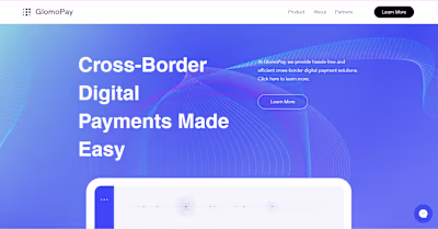 GlomoPay | HomePage Design + Site Content