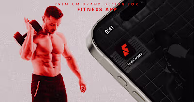 Brand Design for Fitness App: fitnesSociety :: Behance