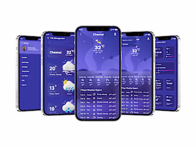 Sky Sense - Mobile App ( Weather Forecast) :: Behance