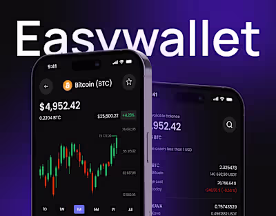 EasyWallet, UX/UI design, Mobile app
