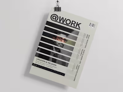 @WORK - Magazine Curation & Design (Hypothetical)