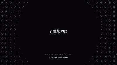 Pitch Deck slides for DotForm.