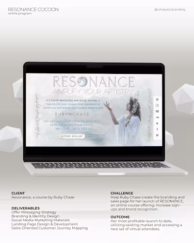 Resonance Cocoon: an group journey by Ruby Chase