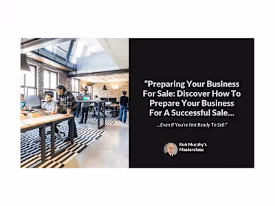 Rob Murphy Masterclass Presentation