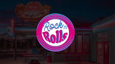 
 Rock n' Rolls/ visual identity for cinnamon roll brand