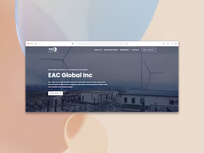 EAC Global Inc | Elementor Website Development