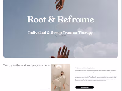 Therapy Practice Website